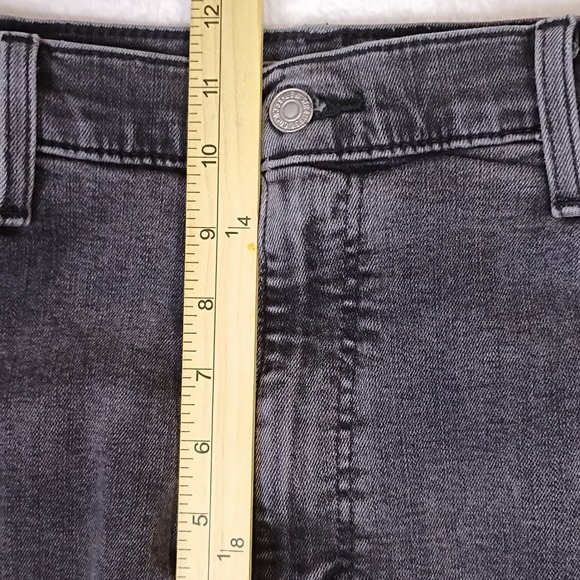 Levis 541 Jeans Mens 38x34 fits 38x32 Black Athletic Fit Dark Wash Jeans - Picture 6 of 15